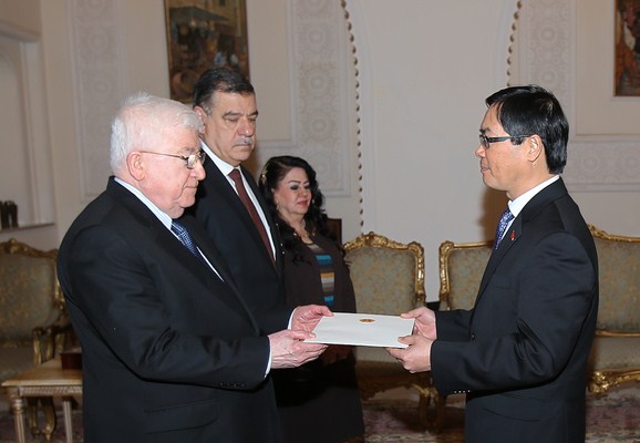  معصوم يتسلم أوراق اعتماد سفير فيتنام لدى العراق